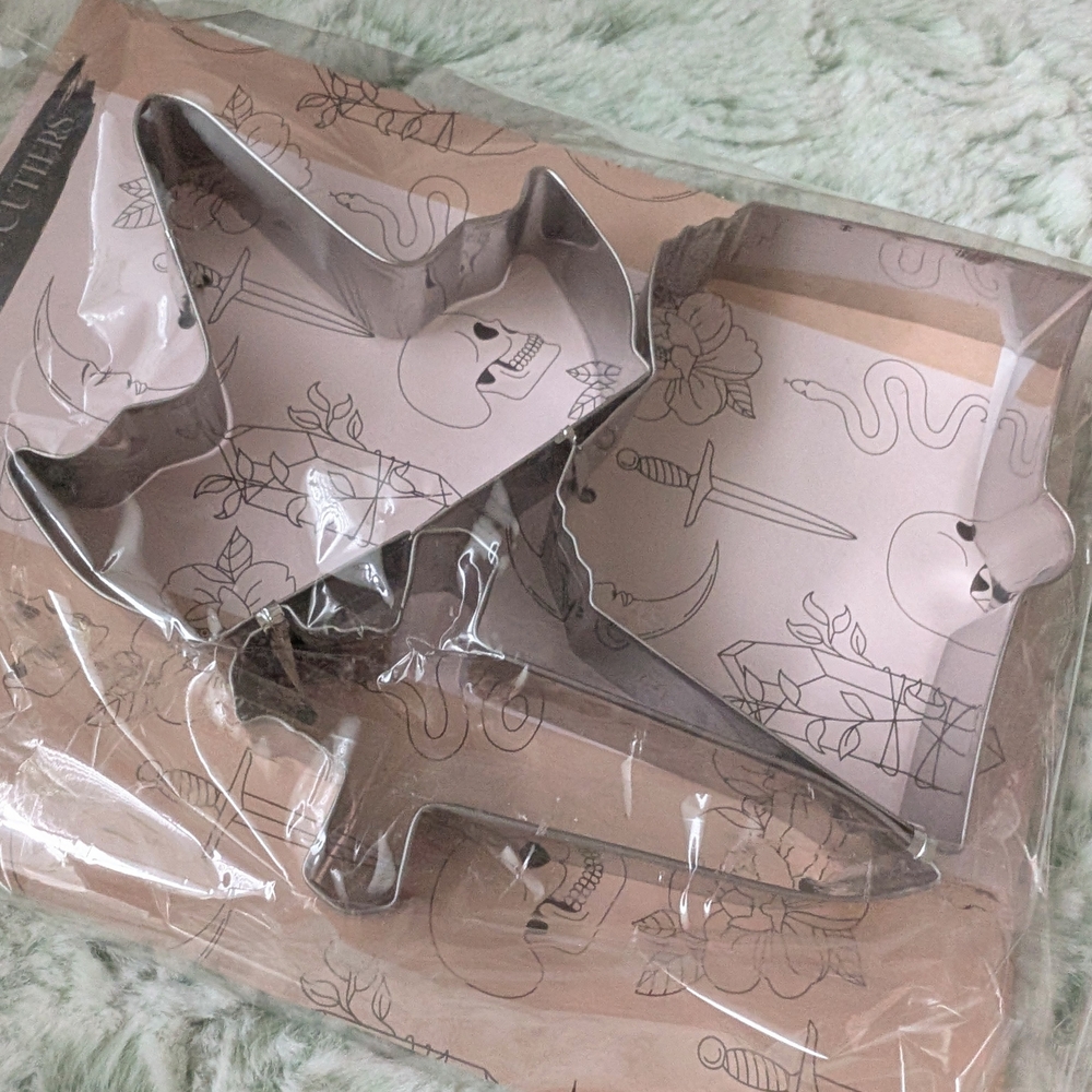 Fantasy Book Cookie Cutter Set - Sword, Crown, and Book